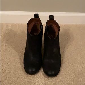 Black Leather Booties